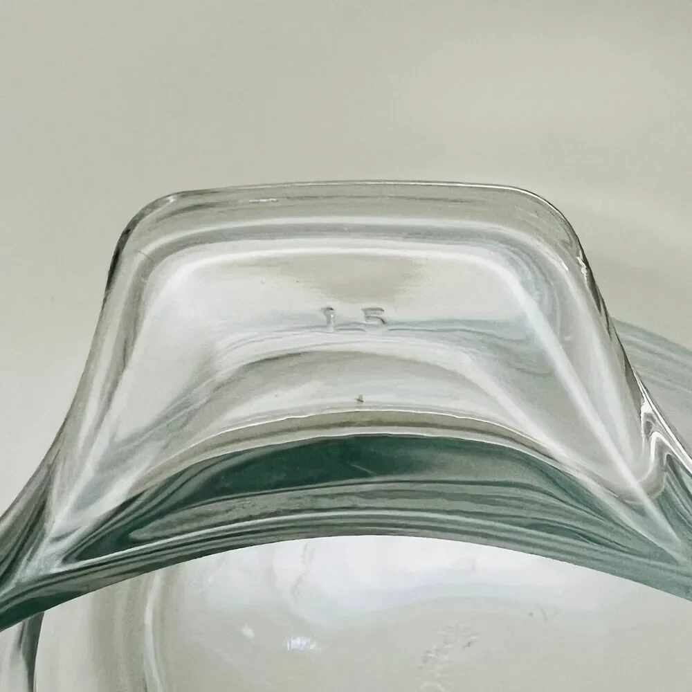 DYNAWARE PYR-O-REY Clear Glass Small Casserole Dishes With Lids, Set of 3